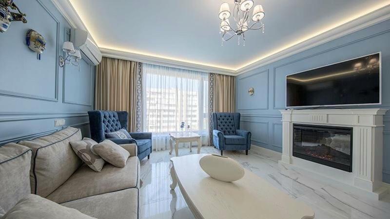 Роскошная 3К Квартира 120М2 На Набережной В Жк Obolon Residentsic Kiev Exterior foto